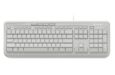 Microsoft 600 Wired Keyboard - White